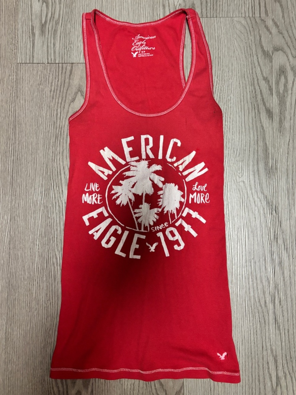American Eagle Outfitters Red Racerback  Tank